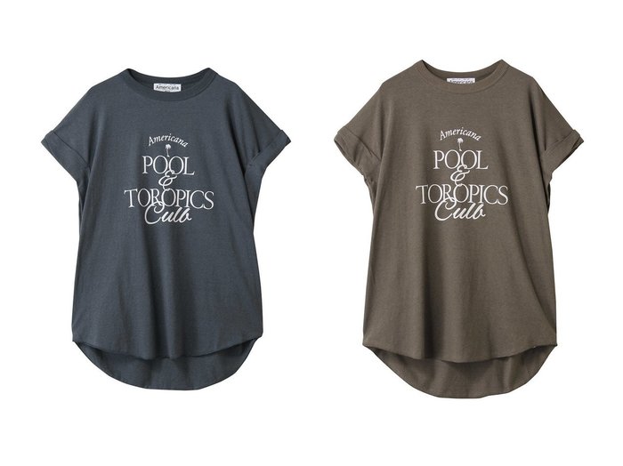 【Americana/アメリカーナ】肌触りと抜け感を楽しむ ロールスリーブ×ベルギーリネンのロゴTシャツ おすすめ人気トレンドファッション通販アイテム 人気、トレンドファッション・服の通販 founy(ファニー) ファッション Fashion レディースファッション Fashion for Women トップス・カットソー Cut & Sew Tops シャツ・ブラウス・オフィスカジュアル Elegant Blouses & Button-Ups ロングTシャツ・Tシャツ Longline T-Shirts & Tees カットソー・ベーシックTシャツ Cut-and-Sewn Tops / Stretch Tees & Basics ショート Short, Short Length スリーブ Sleeve, Long Sleeve / Short Sleeve トレンド Trend, Trending Now フロント Front, Front Design リネン Linen, Linen Fabric 新作・新入荷 New Arrivals / New In |ID:crp329100000219801