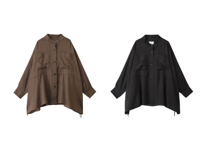 【1er Arrondissement/プルミエ アロンディスモン】計算されたシルエットと素材感が魅力 上品ワークテイストのシアーシャツブルゾン おすすめ人気トレンドファッション通販アイテム 人気、トレンドファッション・服の通販 founy(ファニー) ファッション Fashion レディースファッション Fashion for Women アウター Coat / Outerwear Collection レディースジャケット・軽アウター Jackets ブルゾンジャケット・スポーティアウター Blouson Jackets 2025年 2025 2025-2026秋冬・A/W Autumn/Winter 2025–26 AW25–26 ジャケット Jacket, Outerwear ドローストリング Drawstring, Pull Cord バランス Balance, Style Balance ブルゾン Blouson, Bomber Jacket ワーク Workwear, Utility Style A/W・秋冬 Autumn/Winter |ID:crp329100000219821