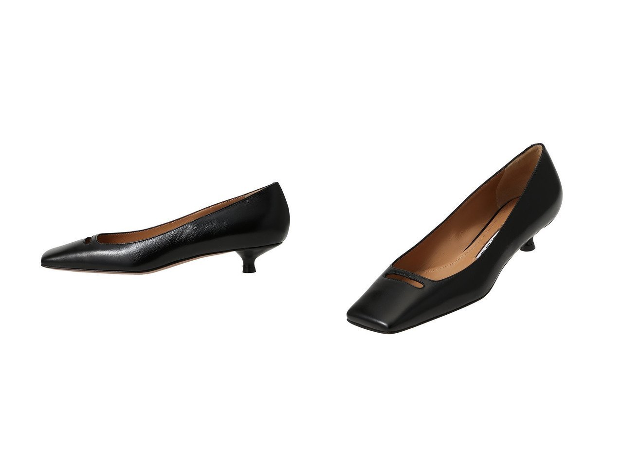 【PELLICO/ペリーコ】履くだけでクラス感をプラス ELLE SHOP限定スクエアトゥパンプス おすすめ人気トレンドファッション通販アイテム インテリア・キッズ・メンズ・レディースファッション・服の通販 founy(ファニー) 　ファッション　Fashion　レディースファッション　Fashion for Women　2025年　2025　2025-2026秋冬・A/W　Autumn/Winter 2025–26 AW25–26　カッティング　Cutting Detail　A/W・秋冬　Autumn/Winter　ブラック系　Black　|ID:crp329100000219830