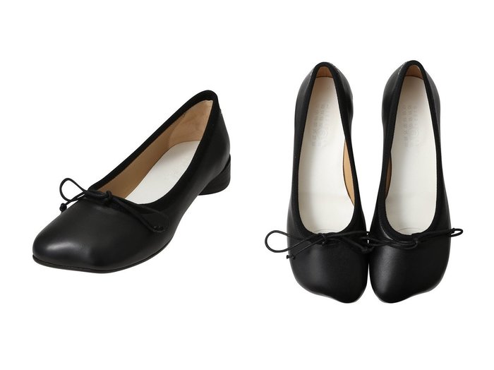 【MM6 Maison Martin Margiela/エムエム6 メゾン マルタン マルジェラ】洗練された個性を足もとに ユニークフォルムのモードバレエシューズ おすすめ人気トレンドファッション通販アイテム 人気、トレンドファッション・服の通販 founy(ファニー) ファッション Fashion レディースファッション Fashion for Women 2025年 2025 2025-2026秋冬・A/W Autumn/Winter 2025–26 AW25–26 シューズ Shoes, Footwear バレエ Ballet, Ballet Style フラット Flat, Flat Shoes 定番 Standard, Basic Item A/W・秋冬 Autumn/Winter |ID:crp329100000219855