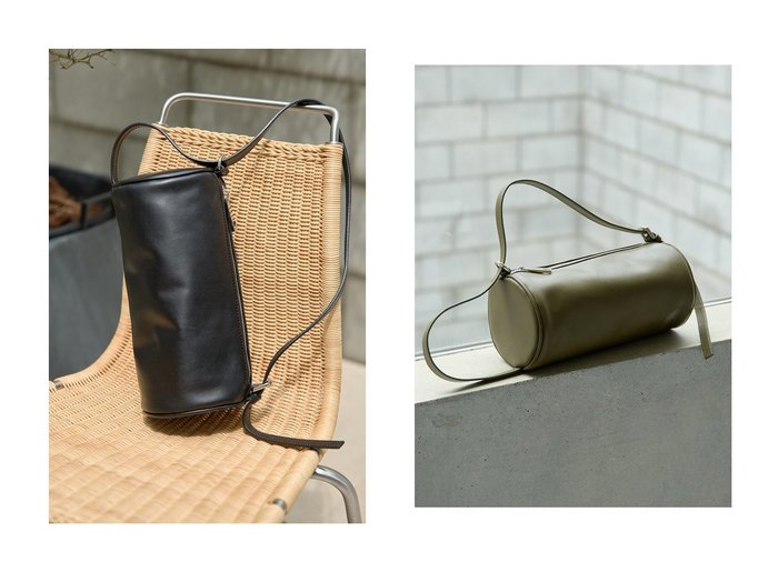 【Whim Gazette/ウィムガゼット】洗練されたシリンダーフォルム　2WAY仕様のイタリア製レザーバッグ おすすめ人気トレンドファッション通販アイテム 人気、トレンドファッション・服の通販 founy(ファニー) ファッション Fashion レディースファッション Fashion for Women バッグ Bags アクセサリー Fashion Accessories コンパクト Compact, Small Size シューズ Shoes, Footwear ショルダー Shoulder, Shoulder Strap なめらか Smooth, Silky Texture ハンド Hand, Handmade フォルム Silhouette, Form ポケット Pocket, Pocket Detail 新作・新入荷 New Arrivals / New In |ID:crp329100000219890