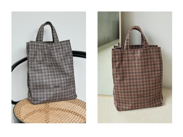 【Whim Gazette/ウィムガゼット】クラシカル×遊び心　「Hoaw.」×「Sampo」コラボのガンクラブチェックトート おすすめ人気トレンドファッション通販アイテム 人気、トレンドファッション・服の通販 founy(ファニー) ファッション Fashion レディースファッション Fashion for Women バッグ Bags アクセサリー Fashion Accessories クラシカル Classical, Vintage-Inspired クラシック Classic, Timeless Style コラボ Collaboration, Collab 巾着 Drawstring Bag, Kinchaku 軽量 Lightweight, Ultra Light シューズ Shoes, Footwear チェック Check, Plaid, Tartan トレンド Trend, Trending Now プリント Print, Printed Pattern ポケット Pocket, Pocket Detail モチーフ Motif, Design Theme おすすめ Recommended / Our Picks 新作・新入荷 New Arrivals / New In |ID:crp329100000219896