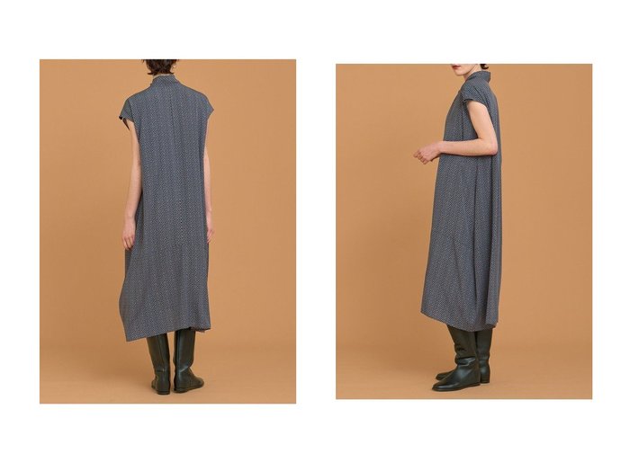 【HOUSE OF LOTUS/ハウス オブ ロータス】イレギュラーヘムとロングタイで魅せる 華やかプリントブラウス おすすめ人気トレンドファッション通販アイテム 人気、トレンドファッション・服の通販 founy(ファニー) 　ファッション　Fashion　レディースファッション　Fashion for Women　ワンピース　Dresses　チュニック　Tunic Tops & Dresses　2025年　2025　2025-2026秋冬・A/W　Autumn/Winter 2025–26 AW25–26　アンティーク　Antique-Inspired　イレギュラー　Irregular Design　イレギュラーヘム　Irregular Hem　チュニック　Tunic, Long Top　プリント　Print, Printed Pattern　ヘムライン　Hemline, Bottom Cut　ロング　Long, Long-Length　A/W・秋冬　Autumn/Winter　|ID:crp329100000219948