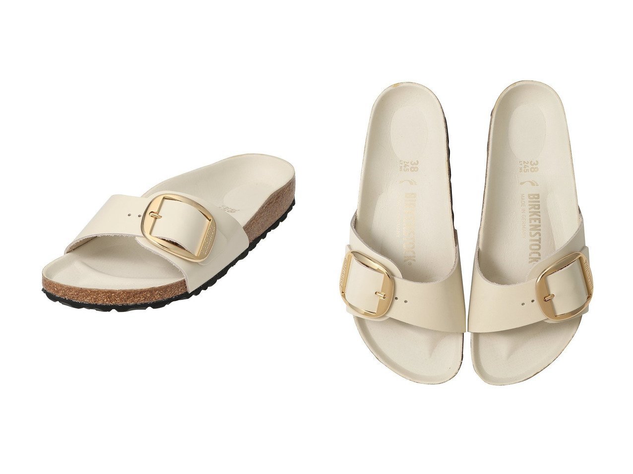 【Chaos/カオス】大きなゴールドバックルが映える BIRKENSTOCK MADRID サンダル おすすめ人気トレンドファッション通販アイテム インテリア・キッズ・メンズ・レディースファッション・服の通販 founy(ファニー) 　ファッション　Fashion　レディースファッション　Fashion for Women　インソール　Shoe Insole　クッション　Cushion, Throw Pillow　サンダル　Sandals, Summer Shoes　定番　Standard, Basic Item　新作・新入荷　New Arrivals / New In　|ID:crp329100000219971