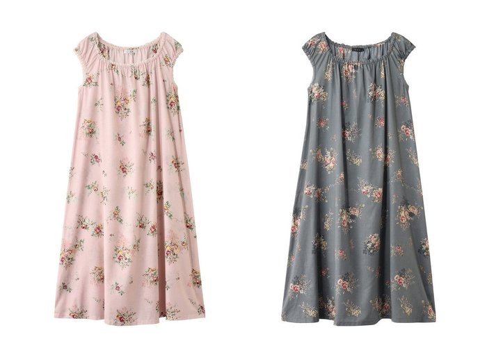 【IKUKO/イクコ】毎日着たくなる花柄シャーリングネグリジェで上品なリラックスタイムを おすすめ人気トレンドファッション通販アイテム 人気、トレンドファッション・服の通販 founy(ファニー) ファッション Fashion レディースファッション Fashion for Women シャーリング Shirring, Ruched スクエア Square, Square Shape スリーブ Sleeve, Long Sleeve / Short Sleeve デコルテ Décolleté, Neckline パジャマ Pajamas, Sleepwear フレンチ French, French Style プリント Print, Printed Pattern 新作・新入荷 New Arrivals / New In |ID:crp329100000219976