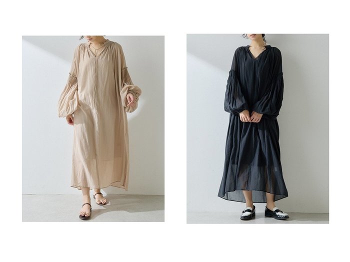 【Whim Gazette/ウィムガゼット】軽やかに揺れるシルエットが魅力のフェミニンシフォンワンピース おすすめ人気トレンドファッション通販アイテム 人気、トレンドファッション・服の通販 founy(ファニー) ファッション Fashion レディースファッション Fashion for Women ワンピース Dresses チュニック Tunic Tops & Dresses ギャザー Gathered, Ruffled シフォン Chiffon, Lightweight Fabric チュニック Tunic, Long Top ハイネック High Neck, Mock Neck フェミニン Feminine, Girly フレア Flare, Flared ベビー Baby, Babywear ロング Long, Long-Length 新作・新入荷 New Arrivals / New In 長袖 Long Sleeve, Full Sleeve |ID:crp329100000220087