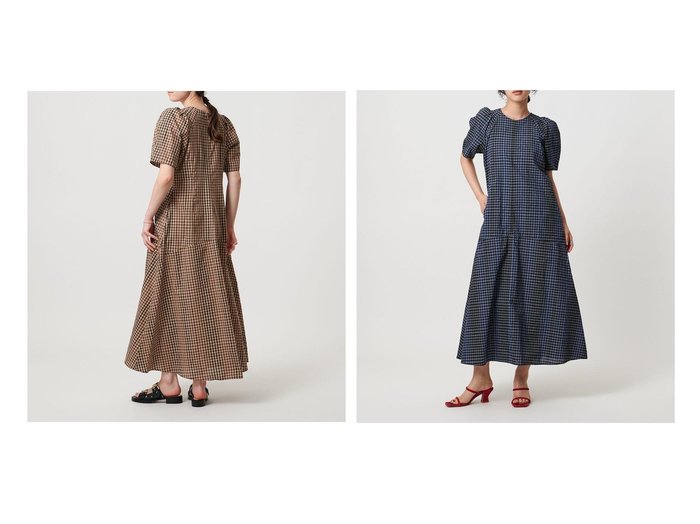 【UNITED ARROWS/ユナイテッドアローズ】シックに甘さを抑えたパフスリーブチェックワンピース おすすめ人気トレンドファッション通販アイテム 人気、トレンドファッション・服の通販 founy(ファニー) ファッション Fashion レディースファッション Fashion for Women ワンピース Dresses ウォッシャブル Machine Washable エレガント 上品 Elegant ギンガム Gingham, Gingham Fabric サンダル Sandals, Summer Shoes シャイニー Shiny, Glossy Finish シューズ Shoes, Footwear スニーカー Sneakers, Trainers スポーティ Sporty, Casual Athletic スリーブ Sleeve, Long Sleeve / Short Sleeve チェック Check, Plaid, Tartan バレエ Ballet, Ballet Style ポケット Pocket, Pocket Detail 旅行 Travel |ID:crp329100000220118