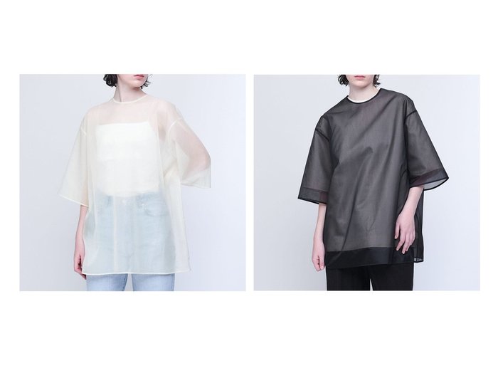 【UNITED ARROWS/ユナイテッドアローズ】繊細な透け感と抜け感を楽しむ、ワイドシルエットシアーブラウス おすすめ人気トレンドファッション通販アイテム 人気、トレンドファッション・服の通販 founy(ファニー) ファッション Fashion レディースファッション Fashion for Women トップス・カットソー Cut & Sew Tops シャツ・ブラウス・オフィスカジュアル Elegant Blouses & Button-Ups おすすめ Recommended / Our Picks インナー Innerwear オーガンジー Organza Fabric シアー Sheer, See-Through ビッグ Big, Oversized ワイド Wide, Wide Fit |ID:crp329100000220119