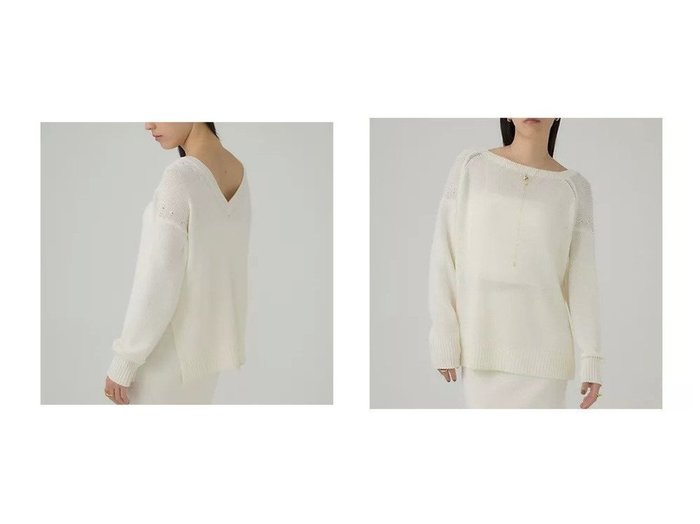 【Chaos/カオス】【2024 PRE SPRING COLLECTION】着回し自在、前後2WAYシルクコンニットプルオーバー おすすめ人気トレンドファッション通販アイテム 人気、トレンドファッション・服の通販 founy(ファニー) 　ファッション　Fashion　レディースファッション　Fashion for Women　トップス・カットソー　Cut & Sew Tops　カジュアルプルオーバー・ニットトップス　Pullovers & Knit Tops / Casual Pullovers　Vネックトップス　V-Neck Tops / V-Cut Neckline Shirts　バランス　Balance, Style Balance　ロング　Long, Long-Length　ワイド　Wide, Wide Fit　人気　Popular, Best Seller　|ID:crp329100000220126