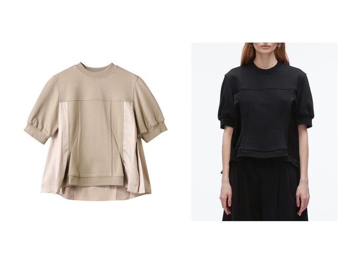 【3.1 Phillip Lim/スリーワン フィリップリム】洗練フェミニンを叶えるモードデザイントップス おすすめ人気トレンドファッション通販アイテム 人気、トレンドファッション・服の通販 founy(ファニー) ファッション Fashion レディースファッション Fashion for Women トップス・カットソー Cut & Sew Tops シャツ・ブラウス・オフィスカジュアル Elegant Blouses & Button-Ups ロングTシャツ・Tシャツ Longline T-Shirts & Tees カットソー・ベーシックTシャツ Cut-and-Sewn Tops / Stretch Tees & Basics 2025年 2025 2025-2026秋冬・A/W Autumn/Winter 2025–26 AW25–26 コンビ Combo, Combination Style サテン Satin, Glossy Fabric ショート Short, Short Length スリーブ Sleeve, Long Sleeve / Short Sleeve フェミニン Feminine, Girly フォルム Silhouette, Form A/W・秋冬 Autumn/Winter |ID:crp329100000220182