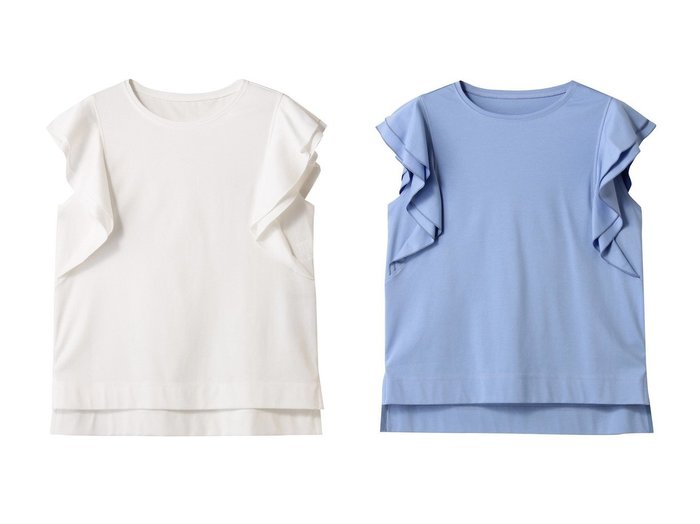 【ANAYI/アナイ】華やかさと上品さを両立するダブルフリルプルオーバー おすすめ人気トレンドファッション通販アイテム 人気、トレンドファッション・服の通販 founy(ファニー) ファッション Fashion レディースファッション Fashion for Women トップス・カットソー Cut & Sew Tops シャツ・ブラウス・オフィスカジュアル Elegant Blouses & Button-Ups ロングTシャツ・Tシャツ Longline T-Shirts & Tees カジュアルプルオーバー・ニットトップス Pullovers & Knit Tops / Casual Pullovers カットソー・ベーシックTシャツ Cut-and-Sewn Tops / Stretch Tees & Basics 2025年 2025 2025-2026秋冬・A/W Autumn/Winter 2025–26 AW25–26 コンパクト Compact, Small Size ショート Short, Short Length スリーブ Sleeve, Long Sleeve / Short Sleeve ダブル Double, Double-Breasted トレンド Trend, Trending Now フリル Frill, Ruffle ボトム Bottoms, Lower Wear エレガント 上品 Elegant A/W・秋冬 Autumn/Winter |ID:crp329100000220192