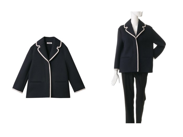 【Max Mara/マックスマーラ】の【 S Max Mara】ZIGRINO ジャージージャケット おすすめ人気トレンドファッション通販アイテム 人気、トレンドファッション・服の通販 founy(ファニー) ファッション Fashion レディースファッション Fashion for Women アウター Coat / Outerwear Collection レディースジャケット・軽アウター Jackets 2025年 2025 2025-2026秋冬・A/W Autumn/Winter 2025–26 AW25–26 シンプル Simple, Minimal ジャケット Jacket, Outerwear A/W・秋冬 Autumn/Winter |ID:crp329100000220220