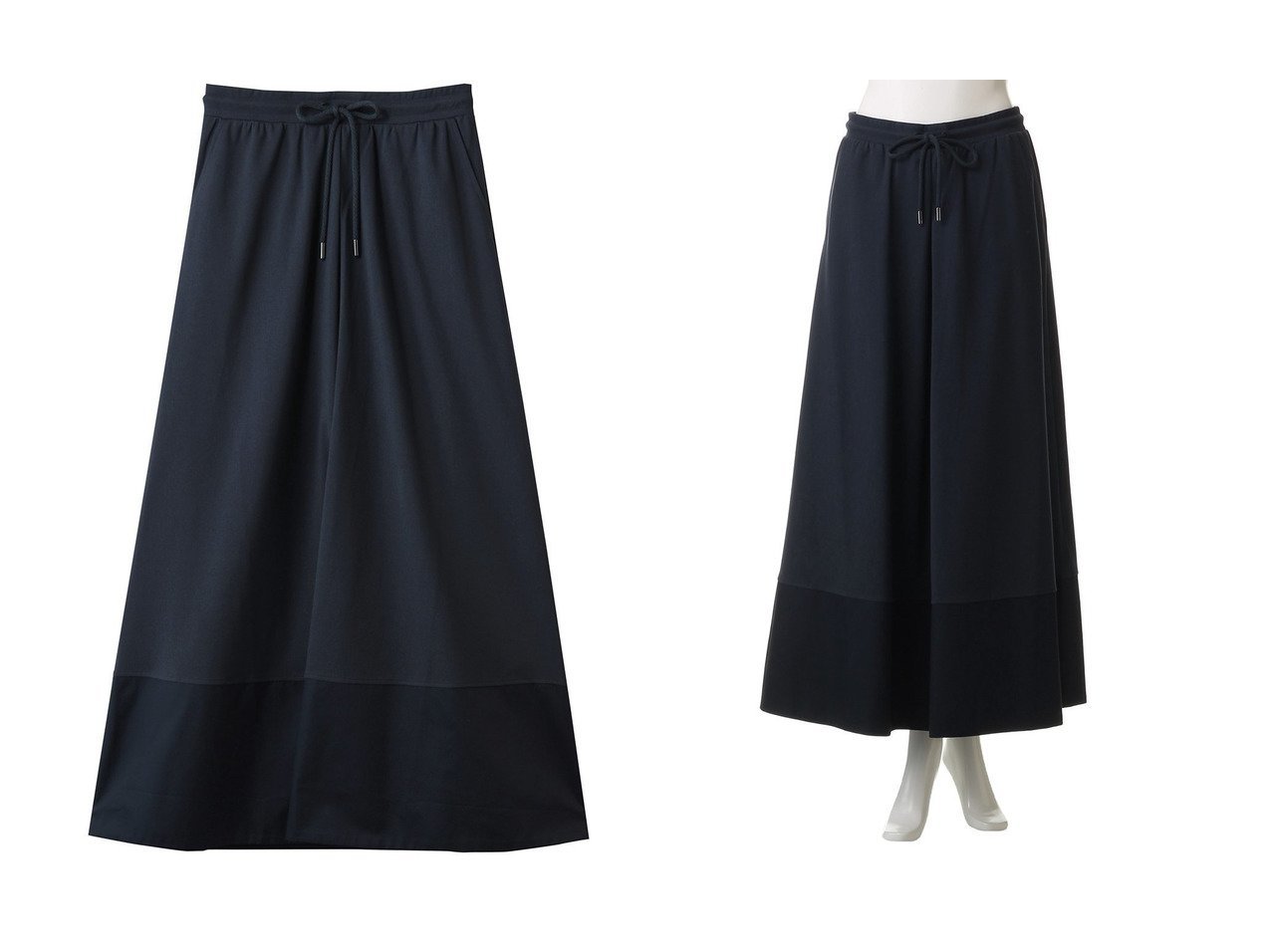 【Max Mara/マックスマーラ】の【MM】PABLO ジャージースカート おすすめ人気トレンドファッション通販アイテム インテリア・キッズ・メンズ・レディースファッション・服の通販 founy(ファニー) 　ファッション　Fashion　レディースファッション　Fashion for Women　スカート　Skirts　ロングスカート　Long Skirts / Maxi & Midi Skirts　2025年　2025　2025-2026秋冬・A/W　Autumn/Winter 2025–26 AW25–26　エレガント 上品　Elegant　フレア　Flare, Flared　ロング　Long, Long-Length　A/W・秋冬　Autumn/Winter　|ID:crp329100000220221