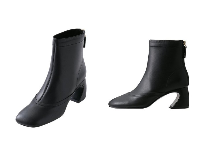 【3.1 Phillip Lim/スリーワン フィリップリム】のID SOFT BOOT- 65MM CRESCENT HEEL ショートブーツ おすすめ人気トレンドファッション通販アイテム 人気、トレンドファッション・服の通販 founy(ファニー) 　ファッション　Fashion　レディースファッション　Fashion for Women　2025年　2025　2025-2026秋冬・A/W　Autumn/Winter 2025–26 AW25–26　ショート　Short, Short Length　フィット　Fit, Slim Fit　モダン　Modern, Contemporary　A/W・秋冬　Autumn/Winter　|ID:crp329100000220267