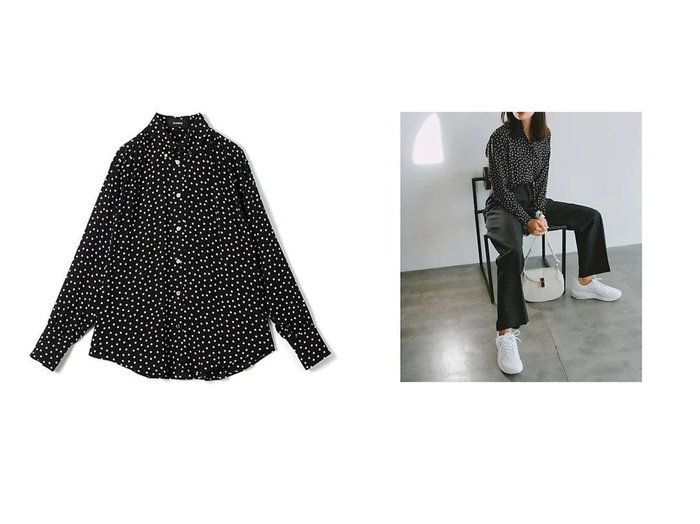 【SINME/シンメ】のドットBDブラウス おすすめ人気トレンドファッション通販アイテム 人気、トレンドファッション・服の通販 founy(ファニー) ファッション Fashion レディースファッション Fashion for Women トップス・カットソー Cut & Sew Tops シャツ・ブラウス・オフィスカジュアル Elegant Blouses & Button-Ups ダウン Down, Puffer ドット Polka Dot, Dot Pattern ドレープ Drape, Draping Fabric バランス Balance, Style Balance 今季 This Season, Current Season 洗える Machine Washable |ID:crp329100000220280