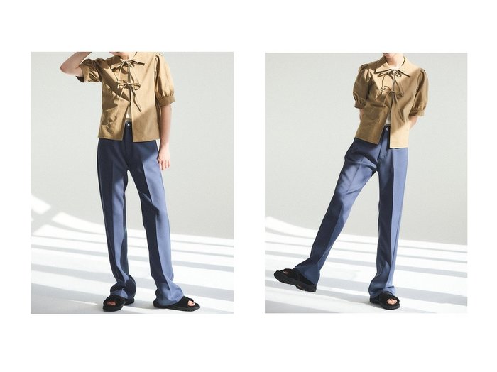 【Oblada/オブラダ】のROONEY ブラウス おすすめ人気トレンドファッション通販アイテム 人気、トレンドファッション・服の通販 founy(ファニー) ファッション Fashion レディースファッション Fashion for Women トップス・カットソー Cut & Sew Tops シャツ・ブラウス・オフィスカジュアル Elegant Blouses & Button-Ups ギャザー Gathered, Ruffled ショート Short, Short Length スリーブ Sleeve, Long Sleeve / Short Sleeve デニム Denim, Jeans Material リボン Ribbon, Bow 再入荷 Restock / Back in Stock |ID:crp329100000220302