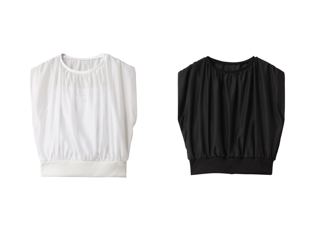 【allureville/アルアバイル】の【Loulou Willoughby】キャミソールドッキングプルオーバー おすすめ人気トレンドファッション通販アイテム インテリア・キッズ・メンズ・レディースファッション・服の通販 founy(ファニー) 　ファッション　Fashion　レディースファッション　Fashion for Women　トップス・カットソー　Cut & Sew Tops　キャミソール&ノースリーブ　Camisoles & Sleeveless Tops　シャツ・ブラウス・オフィスカジュアル　Elegant Blouses & Button-Ups　ロングTシャツ・Tシャツ　Longline T-Shirts & Tees　カジュアルプルオーバー・ニットトップス　Pullovers & Knit Tops / Casual Pullovers　カットソー・ベーシックTシャツ　Cut-and-Sewn Tops / Stretch Tees & Basics　2025年　2025　2025-2026秋冬・A/W　Autumn/Winter 2025–26 AW25–26　インナー　Innerwear　キャミソール　Camisole, Spaghetti Strap Top　ショート　Short, Short Length　スラックス　Slacks, Dress Pants　スリーブ　Sleeve, Long Sleeve / Short Sleeve　デニム　Denim, Jeans Material　ドッキング　Docking, Mixed Material　定番　Standard, Basic Item　A/W・秋冬　Autumn/Winter　ホワイト系　White　ブラック系　Black　|ID:crp329100000220313