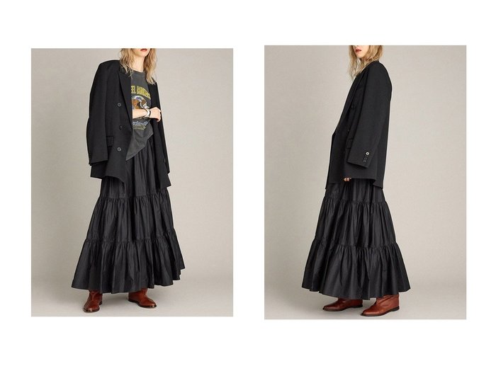 【BRILL/ブリル】のティアードスカート おすすめ人気トレンドファッション通販アイテム 人気、トレンドファッション・服の通販 founy(ファニー) ファッション Fashion レディースファッション Fashion for Women スカート Skirts ティアードスカート Tiered Skirts ロングスカート Long Skirts / Maxi & Midi Skirts ギャザー Gathered, Ruffled ティアードスカート Tiered Skirt, Flounced Skirt フレア Flare, Flared ロング Long, Long-Length 新作・新入荷 New Arrivals / New In |ID:crp329100000220325