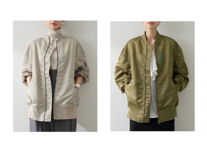 【Whim Gazette/ウィムガゼット】のナイロンMA-1 おすすめ人気トレンドファッション通販アイテム 人気、トレンドファッション・服の通販 founy(ファニー) ファッション Fashion レディースファッション Fashion for Women アウター Coat / Outerwear Collection レディースジャケット・軽アウター Jackets ブルゾンジャケット・スポーティアウター Blouson Jackets MA-1ジャケット MA-1 Bomber Jackets / Flight Jackets 2025年 2025 2025-2026秋冬・A/W Autumn/Winter 2025–26 AW25–26 ショルダー Shoulder, Shoulder Strap ジャケット Jacket, Outerwear ツイル Twist, Twisted Detail ドロップ Drop Shoulder, Dropped Style バランス Balance, Style Balance フォルム Silhouette, Form ブルゾン Blouson, Bomber Jacket ボトム Bottoms, Lower Wear ミリタリー Military, Army Style リラックス Relax, Relaxed Fit レオパード Leopard, Animal Print エレガント 上品 Elegant 定番 Standard, Basic Item A/W・秋冬 Autumn/Winter |ID:crp329100000220373