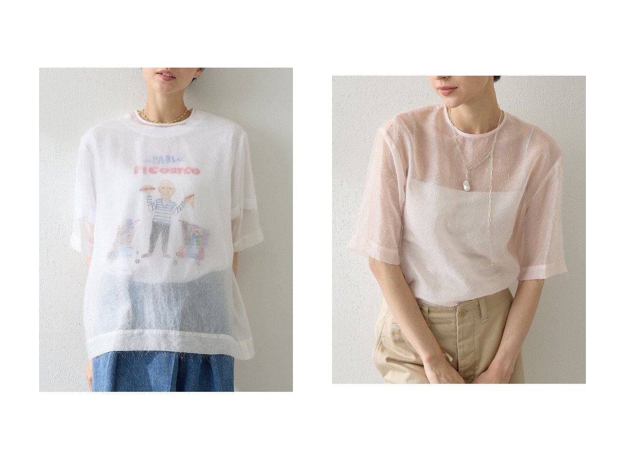 【Whim Gazette/ウィムガゼット】のシアーフェザーTEE おすすめ人気トレンドファッション通販アイテム インテリア・キッズ・メンズ・レディースファッション・服の通販 founy(ファニー) 　ファッション　Fashion　レディースファッション　Fashion for Women　トップス・カットソー　Cut & Sew Tops　シャツ・ブラウス・オフィスカジュアル　Elegant Blouses & Button-Ups　2025年　2025　2025-2026秋冬・A/W　Autumn/Winter 2025–26 AW25–26　インナー　Innerwear　シアー　Sheer, See-Through　ショート　Short, Short Length　ジャカード／ジャガード　Jacquard, Woven Pattern　スリーブ　Sleeve, Long Sleeve / Short Sleeve　タンク　Tank Top, Sleeveless Top　フェザー　Feather, Feather Detail　ベビー　Baby, Babywear　A/W・秋冬　Autumn/Winter　ホワイト系　White　レッド系　Red　|ID:crp329100000220382