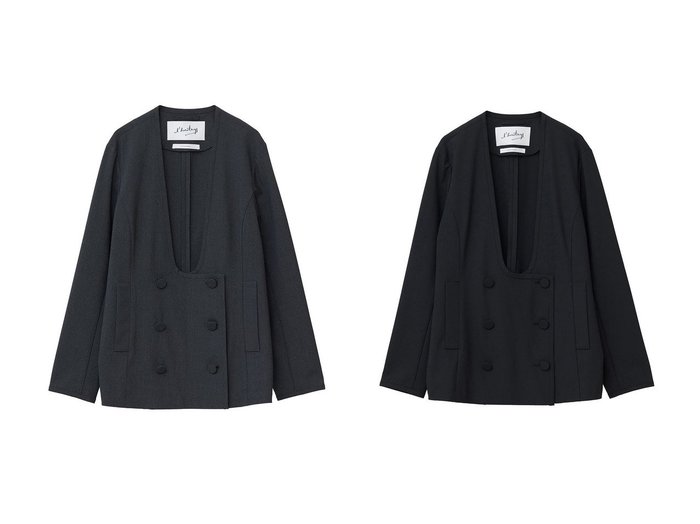 【martinique/マルティニーク】の【l heritage martinique】R2WAYストレッチダブルスプレテッドジャケット(セットアップ可) おすすめ人気トレンドファッション通販アイテム 人気、トレンドファッション・服の通販 founy(ファニー) ファッション Fashion レディースファッション Fashion for Women アウター Coat / Outerwear Collection レディースジャケット・軽アウター Jackets ジャケット Jacket, Outerwear ストレッチ Stretch, Stretchy Fabric セットアップ Set-Up, Coordinated Outfit バランス Balance, Style Balance フロント Front, Front Design A/W・秋冬 Autumn/Winter おすすめ Recommended / Our Picks 2025年 2025 2025-2026秋冬・A/W Autumn/Winter 2025–26 AW25–26 |ID:crp329100000220409