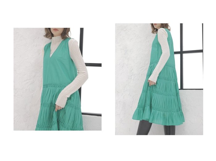 【MERLETTE/マーレット】のWALLIS ダイアモンドトリム Vネックティアードドレス おすすめ人気トレンドファッション通販アイテム インテリア・キッズ・メンズ・レディースファッション・服の通販 founy(ファニー) https://founy.com/ ファッション Fashion レディースファッション Fashion for Women ワンピース Dresses フォーマル・パーティードレス・結婚式用ドレス Elegant & Casual Dresses チュニック Tunic Tops & Dresses 2025年 2025 2025-2026秋冬・A/W Autumn/Winter 2025–26 AW25–26 サンダル Sandals, Summer Shoes ジュエリー Jewelry, Accessories チュニック Tunic, Long Top ドレス Dress, One-Piece A/W・秋冬 Autumn/Winter |ID:crp329100000220423