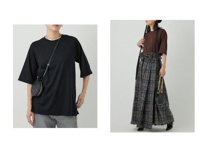 【Chaos/カオス】のバルドーTシャツ おすすめ人気トレンドファッション通販アイテム 人気、トレンドファッション・服の通販 founy(ファニー) ファッション Fashion レディースファッション Fashion for Women トップス・カットソー Cut & Sew Tops シャツ・ブラウス・オフィスカジュアル Elegant Blouses & Button-Ups ロングTシャツ・Tシャツ Longline T-Shirts & Tees カットソー・ベーシックTシャツ Cut-and-Sewn Tops / Stretch Tees & Basics ショート Short, Short Length スリーブ Sleeve, Long Sleeve / Short Sleeve エレガント 上品 Elegant 半袖 Short Sleeve, Half Sleeve 吸水 Absorbent, Quick-Dry 新作・新入荷 New Arrivals / New In |ID:crp329100000220434