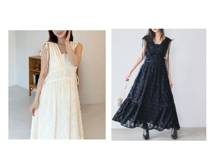 【SNIDEL/スナイデル】の【00サイズあり】ジャガードドロストディティールワンピース おすすめ人気トレンドファッション通販アイテム 人気、トレンドファッション・服の通販 founy(ファニー) ファッション Fashion レディースファッション Fashion for Women ワンピース Dresses ウェーブ Wavy Pattern 今季 This Season, Current Season ショルダー Shoulder, Shoulder Strap ストレート Straight, Straight Cut スペシャル Special, Limited Edition バランス Balance, Style Balance フィット Fit, Slim Fit フェミニン Feminine, Girly リボン Ribbon, Bow おすすめ Recommended / Our Picks エレガント 上品 Elegant |ID:crp329100000220454