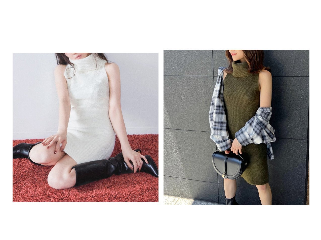 【SNIDEL/スナイデル】のタートルネックミニニットワンピース おすすめ人気トレンドファッション通販アイテム インテリア・キッズ・メンズ・レディースファッション・服の通販 founy(ファニー) 　ファッション　Fashion　レディースファッション　Fashion for Women　ワンピース　Dresses　ニットワンピース　Knit Dresses　おすすめ　Recommended / Our Picks　ウェーブ　Wavy Pattern　カーディガン　Cardigan, Knitwear　タートル　Turtleneck, Turtle Collar　タートルネック　Turtleneck, High Neck　トレンド　Trend, Trending Now　フィット　Fit, Slim Fit　|ID:crp329100000220457