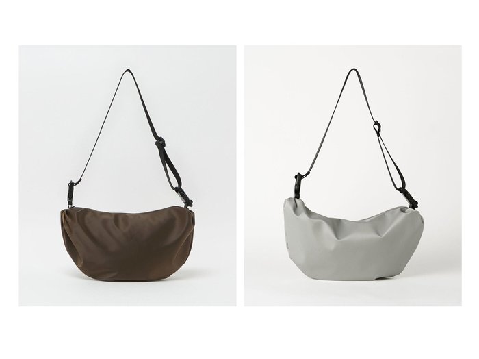 【UNITED ARROWS/ユナイテッドアローズ】WEB限定 光沢ナイロンで魅せるフォルム自在の2WAYバッグ おすすめ人気トレンドファッション通販アイテム 人気、トレンドファッション・服の通販 founy(ファニー) ファッション Fashion レディースファッション Fashion for Women バッグ Bags ギャザー Gathered, Ruffled コンパクト Compact, Small Size ショルダー Shoulder, Shoulder Strap スマート Smart, Elegant フォルム Silhouette, Form ポケット Pocket, Pocket Detail |ID:crp329100000220463