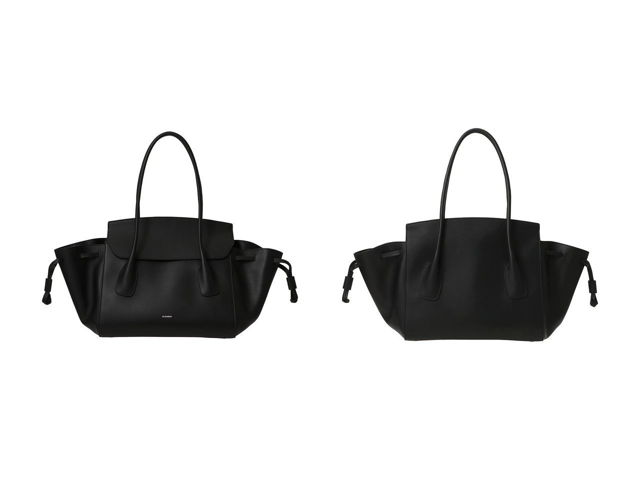 【JIL SANDER/ジル サンダー】のVOYAGE ハンドバッグ SM おすすめ人気トレンドファッション通販アイテム インテリア・キッズ・メンズ・レディースファッション・服の通販 founy(ファニー) 　ファッション　Fashion　レディースファッション　Fashion for Women　バッグ　Bags　2025年　2025　2025-2026秋冬・A/W　Autumn/Winter 2025–26 AW25–26　フォルム　Silhouette, Form　ビジネス 仕事 通勤　Business / Work / Commuting　A/W・秋冬　Autumn/Winter　ブラック系　Black　|ID:crp329100000220472