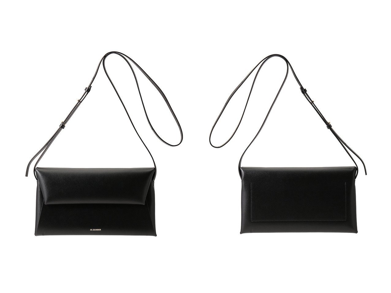 【JIL SANDER/ジル サンダー】のFOLDED クロスボディバッグ SM おすすめ人気トレンドファッション通販アイテム インテリア・キッズ・メンズ・レディースファッション・服の通販 founy(ファニー) 　ファッション　Fashion　レディースファッション　Fashion for Women　バッグ　Bags　2025年　2025　2025-2026秋冬・A/W　Autumn/Winter 2025–26 AW25–26　スクエア　Square, Square Shape　スタイリッシュ　Stylish, Fashionable　フォルム　Silhouette, Form　ポケット　Pocket, Pocket Detail　マグネット　Magnet, Magnetic Closure　A/W・秋冬　Autumn/Winter　ブラック系　Black　|ID:crp329100000220473