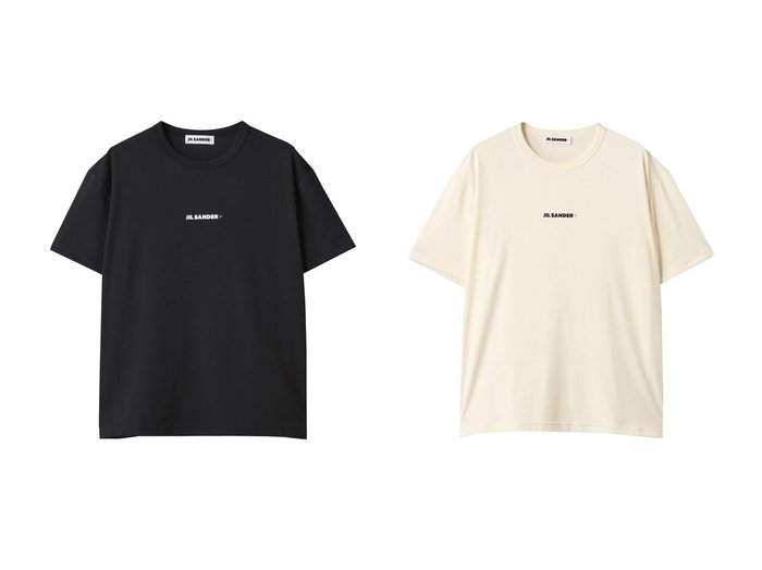 【JIL SANDER/ジル サンダー】の【JIL SANDER+】ロゴプリント クルーネック Tシャツ おすすめ人気トレンドファッション通販アイテム 人気、トレンドファッション・服の通販 founy(ファニー) ファッション Fashion レディースファッション Fashion for Women トップス・カットソー Cut & Sew Tops シャツ・ブラウス・オフィスカジュアル Elegant Blouses & Button-Ups ロングTシャツ・Tシャツ Longline T-Shirts & Tees カットソー・ベーシックTシャツ Cut-and-Sewn Tops / Stretch Tees & Basics 2025年 2025 2025-2026秋冬・A/W Autumn/Winter 2025–26 AW25–26 なめらか Smooth, Silky Texture ショート Short, Short Length シンプル Simple, Minimal スリーブ Sleeve, Long Sleeve / Short Sleeve プリント Print, Printed Pattern 定番 Standard, Basic Item A/W・秋冬 Autumn/Winter |ID:crp329100000220485