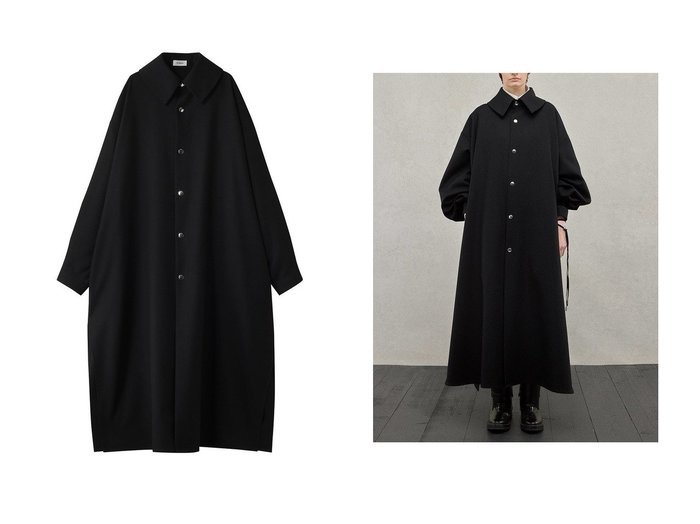 【THE RERACS/ザ リラクス】のバルカラーシャツコート おすすめ人気トレンドファッション通販アイテム 人気、トレンドファッション・服の通販 founy(ファニー) ファッション Fashion レディースファッション Fashion for Women アウター Coat / Outerwear Collection コート・ロングコート・ピーコート Long Coats, Peacoats & More 2025年 2025 2025-2026秋冬・A/W Autumn/Winter 2025–26 AW25–26 シルバー Silver, Metallic Silver シンプル Simple, Minimal ドット Polka Dot, Dot Pattern ロング Long, Long-Length 今季 This Season, Current Season 定番 Standard, Basic Item A/W・秋冬 Autumn/Winter |ID:crp329100000220497