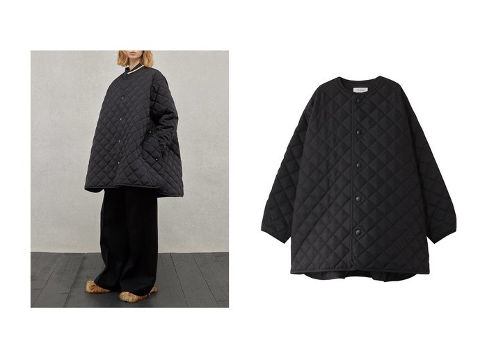 【THE RERACS/ザ リラクス】のノーカラーAラインキルティングコート おすすめ人気トレンドファッション通販アイテム 人気、トレンドファッション・服の通販 founy(ファニー) ファッション Fashion レディースファッション Fashion for Women アウター Coat / Outerwear Collection コート・ロングコート・ピーコート Long Coats, Peacoats & More 2025年 2025 2025-2026秋冬・A/W Autumn/Winter 2025–26 AW25–26 キルティング Quilted, Quilting シンプル Simple, Minimal スリット Slit, Slit Detail トレンド Trend, Trending Now ロング Long, Long-Length エレガント 上品 Elegant A/W・秋冬 Autumn/Winter |ID:crp329100000220506
