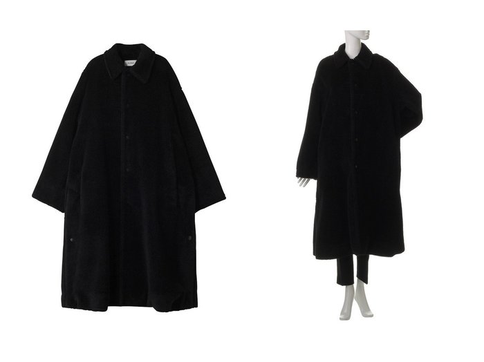 【THE RERACS/ザ リラクス】のバルカラーボアロングコート おすすめ人気トレンドファッション通販アイテム 人気、トレンドファッション・服の通販 founy(ファニー) ファッション Fashion レディースファッション Fashion for Women アウター Coat / Outerwear Collection コート・ロングコート・ピーコート Long Coats, Peacoats & More 2025年 2025 2025-2026秋冬・A/W Autumn/Winter 2025–26 AW25–26 クラシカル Classical, Vintage-Inspired モダン Modern, Contemporary ロング Long, Long-Length A/W・秋冬 Autumn/Winter |ID:crp329100000220509