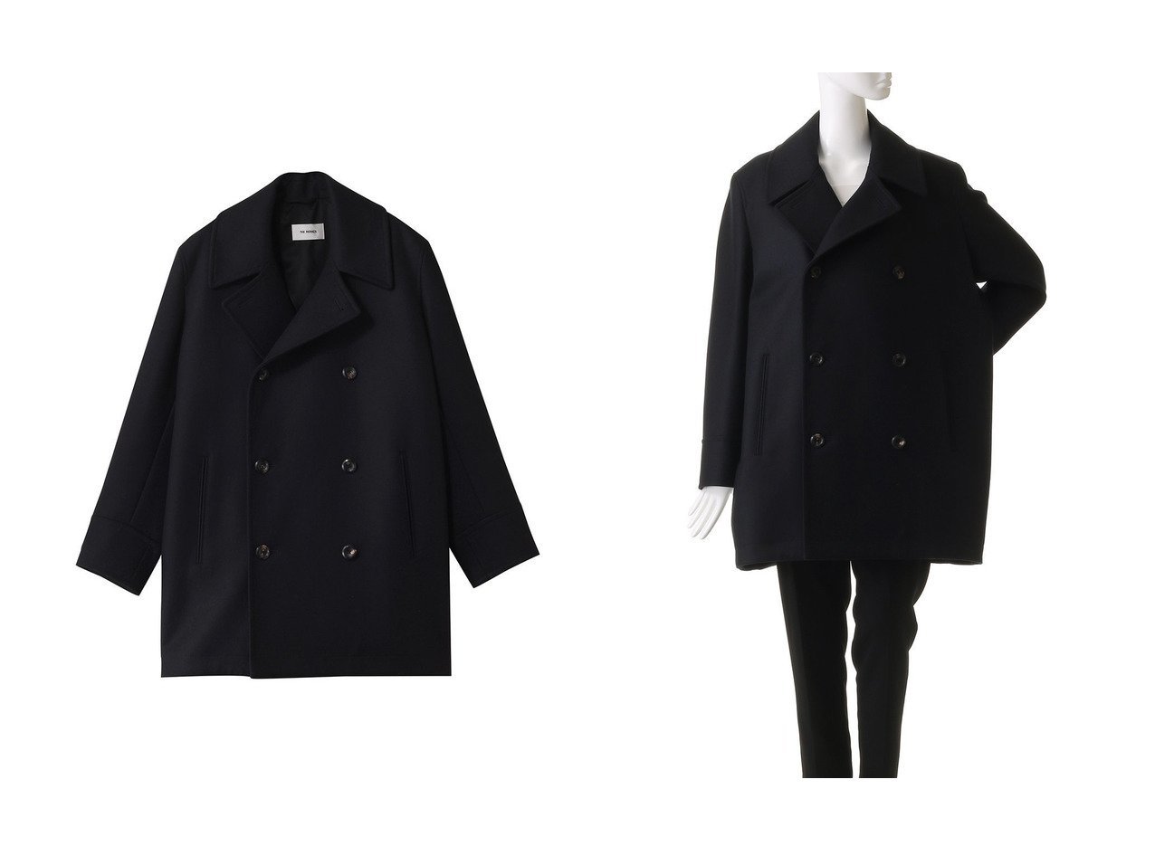 【THE RERACS/ザ リラクス】のピーコート おすすめ人気トレンドファッション通販アイテム インテリア・キッズ・メンズ・レディースファッション・服の通販 founy(ファニー) 　ファッション　Fashion　レディースファッション　Fashion for Women　アウター　Coat / Outerwear Collection　コート・ロングコート・ピーコート　Long Coats, Peacoats & More　2025年　2025　2025-2026秋冬・A/W　Autumn/Winter 2025–26 AW25–26　オケージョン　Occasion Wear　ショート　Short, Short Length　シンプル　Simple, Minimal　モダン　Modern, Contemporary　定番　Standard, Basic Item　A/W・秋冬　Autumn/Winter　ブルー系　Blue　|ID:crp329100000220510