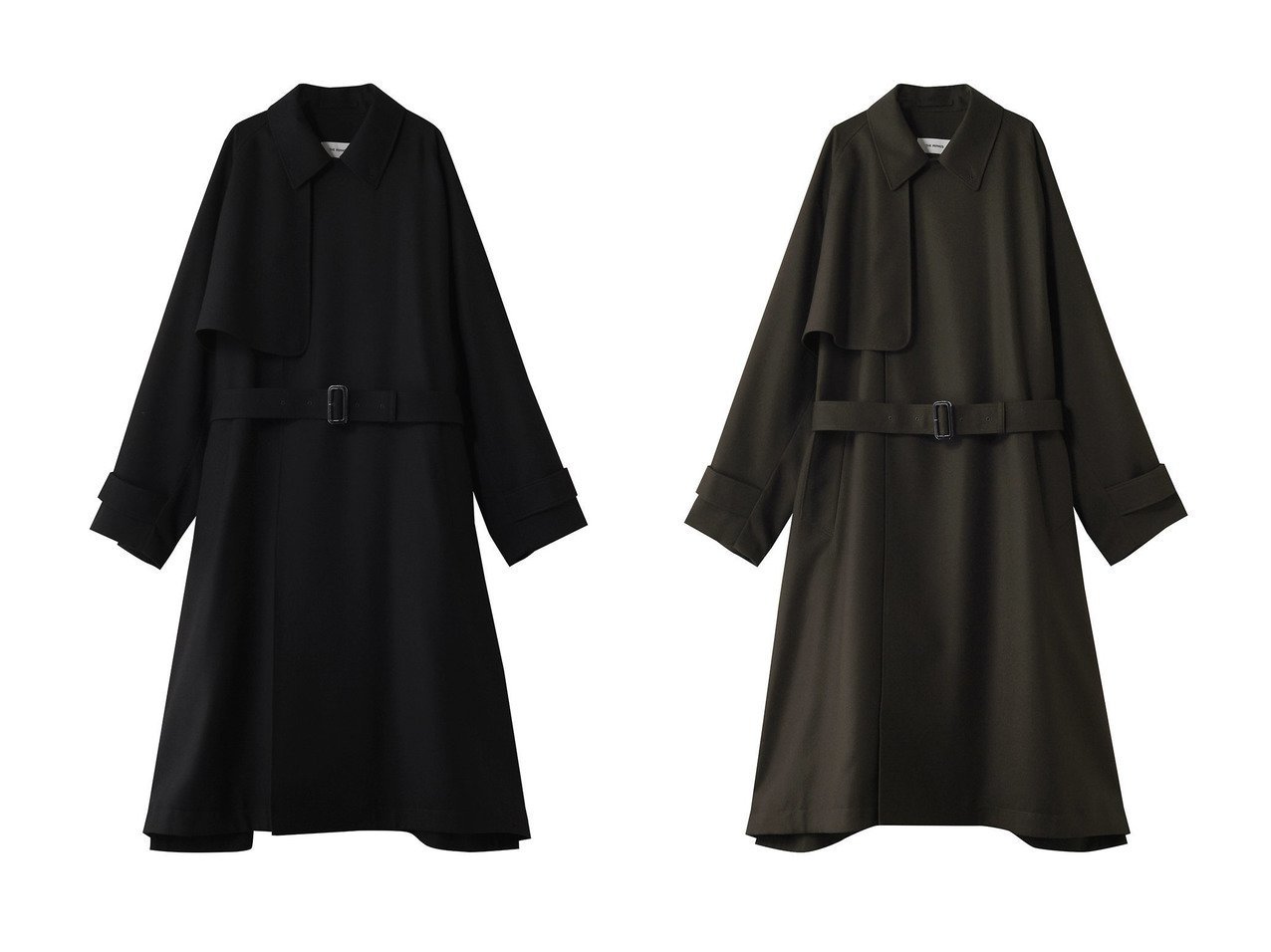 【THE RERACS/ザ リラクス】のトレンチポンチョコート おすすめ人気トレンドファッション通販アイテム インテリア・キッズ・メンズ・レディースファッション・服の通販 founy(ファニー) 　ファッション　Fashion　レディースファッション　Fashion for Women　アウター　Coat / Outerwear Collection　コート・ロングコート・ピーコート　Long Coats, Peacoats & More　ポンチョ・ケープコート　Ponchos & Capes　2025年　2025　2025-2026秋冬・A/W　Autumn/Winter 2025–26 AW25–26　スタイリッシュ　Stylish, Fashionable　スリーブ　Sleeve, Long Sleeve / Short Sleeve　トレンチ　Trench, Trench Coat　マキシ　Maxi, Full Length　モダン　Modern, Contemporary　ロング　Long, Long-Length　定番　Standard, Basic Item　A/W・秋冬　Autumn/Winter　ブラック系　Black　ブラウン系　Brown　グリーン系　Green　|ID:crp329100000220511