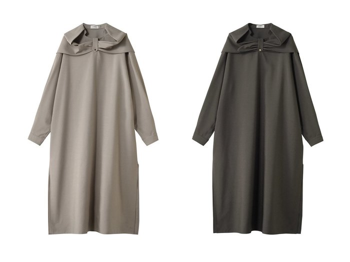 【THE RERACS/ザ リラクス】のスカーフドレス おすすめ人気トレンドファッション通販アイテム 人気、トレンドファッション・服の通販 founy(ファニー) ファッション Fashion レディースファッション Fashion for Women ワンピース Dresses フォーマル・パーティードレス・結婚式用ドレス Elegant & Casual Dresses チュニック Tunic Tops & Dresses 2025年 2025 2025-2026秋冬・A/W Autumn/Winter 2025–26 AW25–26 スカーフ Scarf, Neckwear スリット Slit, Slit Detail チュニック Tunic, Long Top ドレス Dress, One-Piece ロング Long, Long-Length A/W・秋冬 Autumn/Winter |ID:crp329100000220526