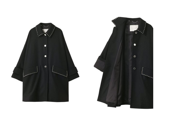 【MACKINTOSH/マッキントッシュ】のHUMBIE STUDS メタルボタン コート おすすめ人気トレンドファッション通販アイテム 人気、トレンドファッション・服の通販 founy(ファニー) ファッション Fashion レディースファッション Fashion for Women アウター Coat / Outerwear Collection コート・ロングコート・ピーコート Long Coats, Peacoats & More オケージョン Occasion Wear シャイニー Shiny, Glossy Finish シンプル Simple, Minimal ポケット Pocket, Pocket Detail メタル Metal, Metal Parts リュクス Luxury, Elegant, High-End, Chic ロング Long, Long-Length 定番 Standard, Basic Item 新作・新入荷 New Arrivals / New In |ID:crp329100000220613