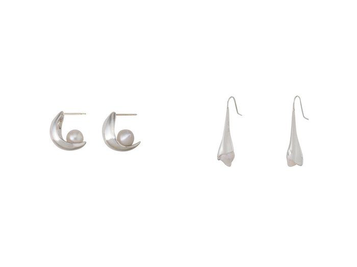 【NATURALI JEWELRY/ナチュラリジュエリ】のSILVER カロス カールリーフピアス&SILVER カロスドロップピアス おすすめ人気トレンドファッション通販アイテム 人気、トレンドファッション・服の通販 founy(ファニー) ファッション Fashion レディースファッション Fashion for Women ジュエリー Jewelry ファッションリング Fashion Rings イヤリング・フープ・ドロップタイプ Hoop, Drop & Clip Earrings 2025年 2025 2025-2026秋冬・A/W Autumn/Winter 2025–26 AW25–26 イヤリング Earrings シルバー Silver, Metallic Silver パール Pearl, Pearl Accent フォルム Silhouette, Form モチーフ Motif, Design Theme リーフ Leaf, Botanical Leaf エレガント 上品 Elegant A/W・秋冬 Autumn/Winter |ID:crp329100000220619