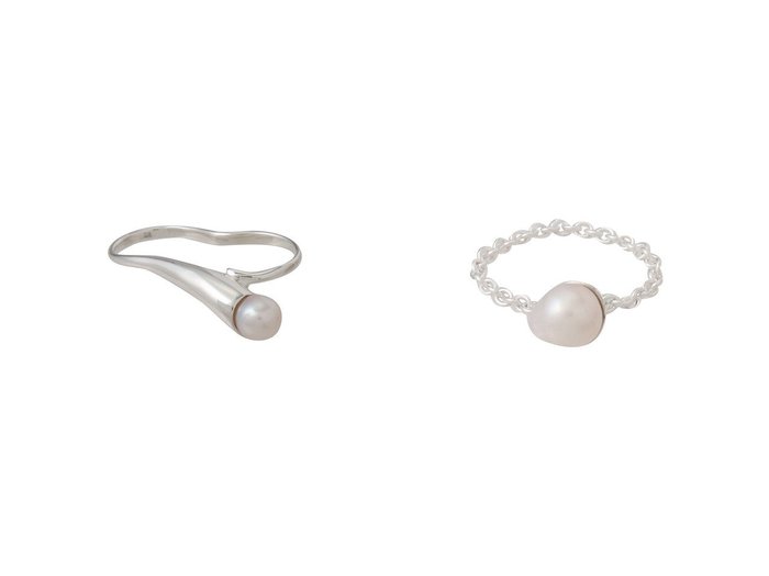 【NATURALI JEWELRY/ナチュラリジュエリ】のSILVER カロスチェーンリング&SILVER カロスダブルフィンガーリング おすすめ人気トレンドファッション通販アイテム 人気、トレンドファッション・服の通販 founy(ファニー) ファッション Fashion レディースファッション Fashion for Women ジュエリー Jewelry 2025年 2025 2025-2026秋冬・A/W Autumn/Winter 2025–26 AW25–26 なめらか Smooth, Silky Texture シルバー Silver, Metallic Silver パール Pearl, Pearl Accent フォルム Silhouette, Form モチーフ Motif, Design Theme エレガント 上品 Elegant A/W・秋冬 Autumn/Winter |ID:crp329100000220620