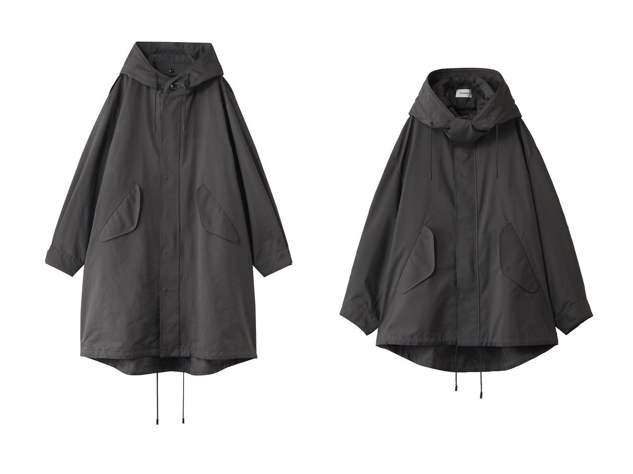 【THE RERACS / MEN/ザ リラクス】の【MEN】ライナー付きビッグフィールドパーカー&【MEN】ビッグモッズコート おすすめ人気トレンドファッション通販アイテム インテリア・キッズ・メンズ・レディースファッション・服の通販 founy(ファニー) 　ファッション　Fashion　メンズファッション　Fashion for Men　2025年　2025　2025-2026秋冬・A/W　Autumn/Winter 2025–26 AW25–26　ショート　Short, Short Length　ミリタリー　Military, Army Style　モダン　Modern, Contemporary　モッズコート　Mods Coat, Military Parka　リラックス　Relax, Relaxed Fit　定番　Standard, Basic Item　A/W・秋冬　Autumn/Winter　ブラック系　Black　グレー系　Gray　|ID:crp329100000220649