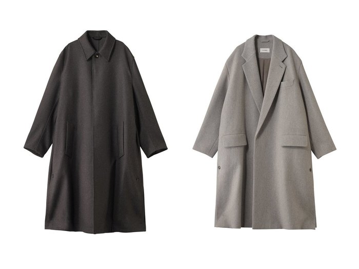 【THE RERACS / MEN/ザ リラクス】の【MEN】ルーズチェスターコート&【MEN】オープンカラーコート おすすめ人気トレンドファッション通販アイテム インテリア・キッズ・メンズ・レディースファッション・服の通販 founy(ファニー) https://founy.com/ ファッション Fashion メンズファッション Fashion for Men 2025年 2025 2025-2026秋冬・A/W Autumn/Winter 2025–26 AW25–26 チェスターコート Chester Coat, Long Coat ポケット Pocket, Pocket Detail ロング Long, Long-Length A/W・秋冬 Autumn/Winter |ID:crp329100000220652