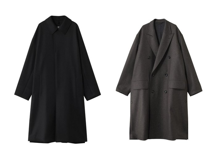 【THE RERACS / MEN/ザ リラクス】の【MEN】バルカラーコート&【MEN】ダブルピークドイージーコート おすすめ人気トレンドファッション通販アイテム インテリア・キッズ・メンズ・レディースファッション・服の通販 founy(ファニー) https://founy.com/ ファッション Fashion メンズファッション Fashion for Men 2025年 2025 2025-2026秋冬・A/W Autumn/Winter 2025–26 AW25–26 クラシカル Classical, Vintage-Inspired ビッグ Big, Oversized モダン Modern, Contemporary ロング Long, Long-Length エレガント 上品 Elegant 定番 Standard, Basic Item A/W・秋冬 Autumn/Winter |ID:crp329100000220654