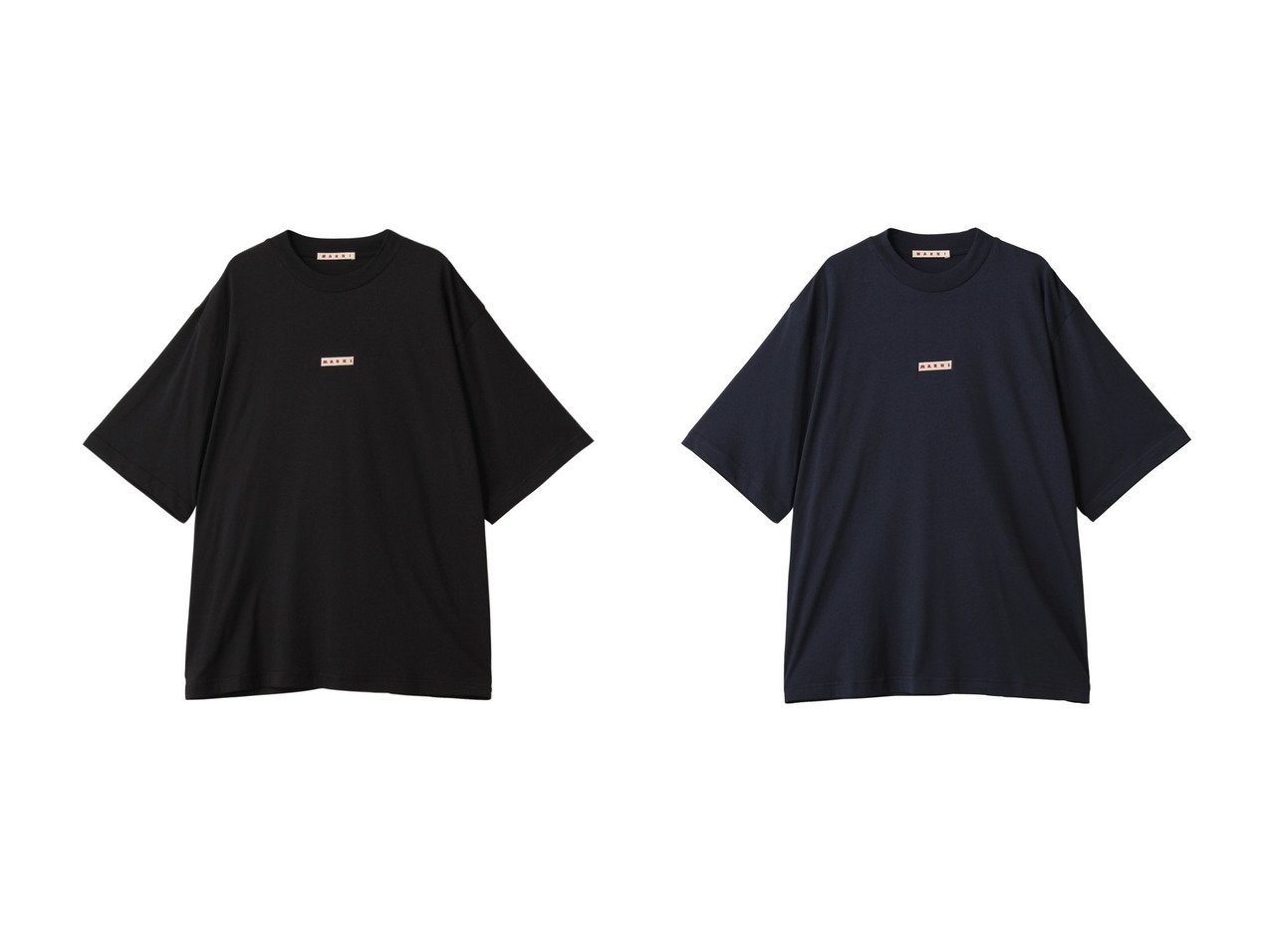 【MARNI / MEN/マルニ】の【MEN】MARNIラベル付きTシャツ おすすめ人気トレンドファッション通販アイテム インテリア・キッズ・メンズ・レディースファッション・服の通販 founy(ファニー) 　ファッション　Fashion　メンズファッション　Fashion for Men　トップス・カットソー　Cut & Sew Tops　メンズシャツ　Shirts　2025年　2025　2025-2026秋冬・A/W　Autumn/Winter 2025–26 AW25–26　ショート　Short, Short Length　スリーブ　Sleeve, Long Sleeve / Short Sleeve　フロント　Front, Front Design　A/W・秋冬　Autumn/Winter　ブラック系　Black　ブルー系　Blue　|ID:crp329100000220661