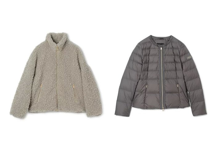 【TATRAS/タトラス】のLUELA&BREVA おすすめ人気トレンドファッション通販アイテム 人気、トレンドファッション・服の通販 founy(ファニー) ファッション Fashion レディースファッション Fashion for Women サテン Satin, Glossy Fabric ブルゾン Blouson, Bomber Jacket リラックス Relax, Relaxed Fit ギャザー Gathered, Ruffled ジップ Zip, Zipper ダウン Down, Puffer バランス Balance, Style Balance ルーズ Loose, Oversized エレガント 上品 Elegant |ID:crp329100000220679
