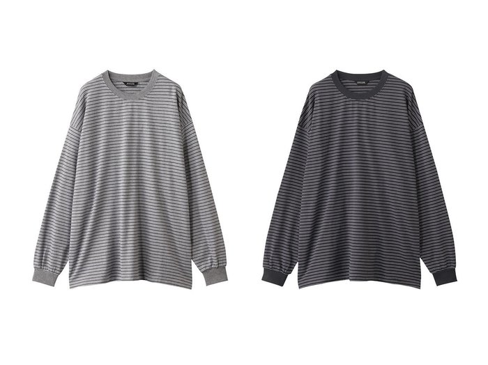 【EVCON/エビコン】の【UNISEX】S T-SHIRT ロングスリーブTシャツ&【UNISEX】S T-SHIRT ロングスリーブTシャツ おすすめ人気トレンドファッション通販アイテム 人気、トレンドファッション・服の通販 founy(ファニー) ファッション Fashion レディースファッション Fashion for Women トップス・カットソー Cut & Sew Tops シャツ・ブラウス・オフィスカジュアル Elegant Blouses & Button-Ups ロングTシャツ・Tシャツ Longline T-Shirts & Tees カットソー・ベーシックTシャツ Cut-and-Sewn Tops / Stretch Tees & Basics 2025年 2025 2025-2026秋冬・A/W Autumn/Winter 2025–26 AW25–26 ユニセックス Unisex, Genderless スリーブ Sleeve, Long Sleeve / Short Sleeve バランス Balance, Style Balance ベーシック Basic, Essential ボーダー Border, Stripe リラックス Relax, Relaxed Fit ロング Long, Long-Length 定番 Standard, Basic Item 旅行 Travel A/W・秋冬 Autumn/Winter |ID:crp329100000220756