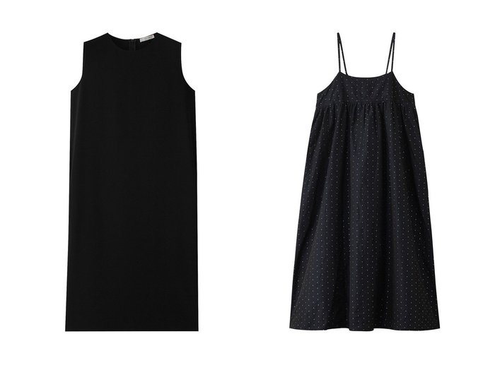 【Curensology/カレンソロジー】のラメドットキャミワンピース&【THE ROW/ザ ロウ】のMIRNA DRESS おすすめ人気トレンドファッション通販アイテム 人気、トレンドファッション・服の通販 founy(ファニー) ファッション Fashion レディースファッション Fashion for Women ワンピース Dresses フォーマル・パーティードレス・結婚式用ドレス Elegant & Casual Dresses チュニック Tunic Tops & Dresses キャミソールワンピース Camisole Dresses 2025年 2025 2025-2026秋冬・A/W Autumn/Winter 2025–26 AW25–26 カーディガン Cardigan, Knitwear シンプル Simple, Minimal ジャケット Jacket, Outerwear ストレート Straight, Straight Cut チュニック Tunic, Long Top ノースリーブ Sleeveless, No-Sleeve ロング Long, Long-Length エレガント 上品 Elegant A/W・秋冬 Autumn/Winter ビジネス 仕事 通勤 Business / Work / Commuting インナー Innerwear キャミソール Camisole, Spaghetti Strap Top キャミワンピース Cami Dress, Slip Dress ドット Polka Dot, Dot Pattern 新作・新入荷 New Arrivals / New In |ID:crp329100000220763