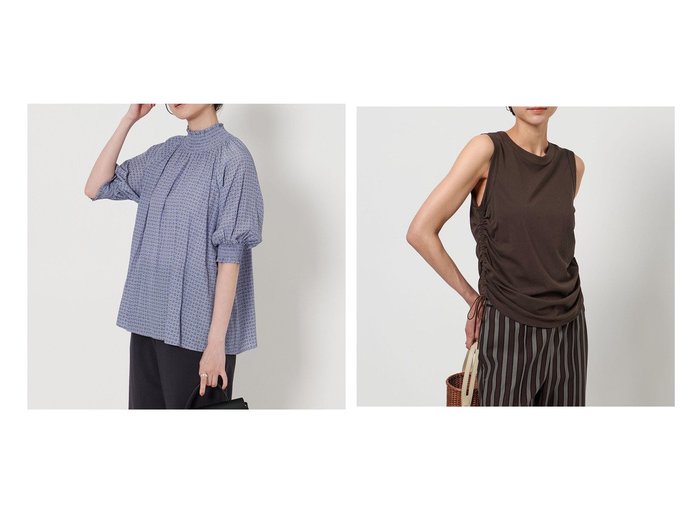 【UNITED ARROWS/ユナイテッドアローズ】のサイドシャーリング ノースリーブカットソー&シャーリング ハイネック ブラウス おすすめ人気トレンドファッション通販アイテム 人気、トレンドファッション・服の通販 founy(ファニー) ファッション Fashion レディースファッション Fashion for Women トップス・カットソー Cut & Sew Tops シャツ・ブラウス・オフィスカジュアル Elegant Blouses & Button-Ups キャミソール&ノースリーブ Camisoles & Sleeveless Tops カットソー・ベーシックTシャツ Cut-and-Sewn Tops / Stretch Tees & Basics インナー Innerwear ギャザー Gathered, Ruffled シャーリング Shirring, Ruched ジャケット Jacket, Outerwear デニム Denim, Jeans Material ハイネック High Neck, Mock Neck プリント Print, Printed Pattern ボトム Bottoms, Lower Wear 無地 Plain, Solid Color おすすめ Recommended / Our Picks サンダル Sandals, Summer Shoes ショート Short, Short Length スリーブ Sleeve, Long Sleeve / Short Sleeve ドローストリング Drawstring, Pull Cord ビジュー Bijou, Jewel-like Accent |ID:crp329100000220786